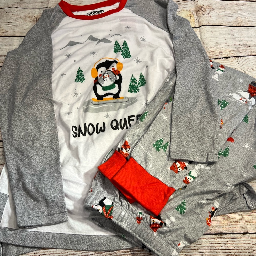 NWT Cuddl Duds Jammies Holiday Winter Maternity Sleep Set Size XS